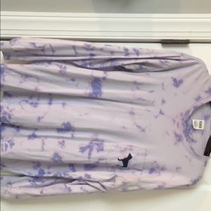 PINK purple tie- dye long sleeve